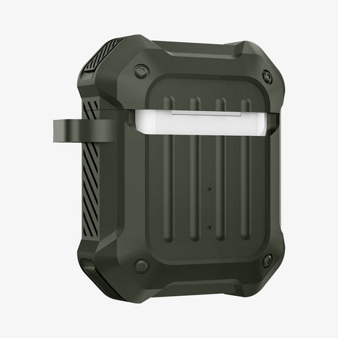 ASD00537 - Apple AirPods Pro Case Tough Armor in black showing the front